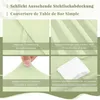 Set di 3 tovaglioli per tavolo, color salvia, diametro Anteprima dell’immagine prodotto 3