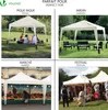 VOUNOT® Pavillon 3x3m mit 4 Sandsäcken, Pop Up Produktbild-Vorschau 2