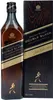A bottle of Johnnie Walker Double Black Blended Scotch Whisky and its packaging are shown against a white background. Produktbild-Vorschau