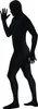 Czarny kostium karnawałowy Second Skin Full Body Costume Podgląd zdjęcia produktu 3