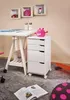 Massivholz Rollcontainer Kiefer | weiß | Bürocontainer mit Produktbild-Vorschau 2