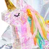Lumaland Pinata Unicorno - Set da riempire - incl. mazza, Anteprima dell’immagine prodotto 5