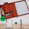 Leder Schreibmappe – Dokumentenmappe A4 – Konferenzmappe A4 Produktbild-Vorschau 4