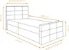 AX LIVING Lit avec sommier 90x200cm Argentaro Lit boxspring Voir les images du produit 7