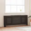 vidaXL MDF kryt radiátoru černý 205 cm Náhled obrázku produktu 2