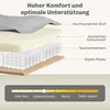 HOMCOM – sofa trzyosobowa z podłokietnikami, tapicerowana Podgląd zdjęcia produktu 4