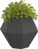 vidaXL Pflanzkübel Schwarz 100 x 100 x 80 cm Stahl Produktbild-Vorschau 3