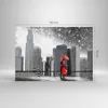 Bilder auf glas - Stadt Haus Straße - 100x70cm - Glasbilder Produktbild-Vorschau 3