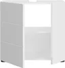 Vira meuble sous lavabo 2 portes blanc brillant, blanc. Voir les images du produit 16
