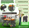 KESSER® Bollerwagen faltbar GT9000 Handwagen mit Dach | Produktbild-Vorschau 11