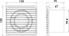 Virone | Badezimmerventilator BF-100/S - 100 mm - Leise - Produktbild-Vorschau 4