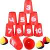 Idena 40416 - Ballwurfspiel mit 10 Bechern und 3 Bällen, ab Produktbild-Vorschau 3