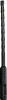A close-up, slightly blurry image of a black drill bit with a threaded shaft and a hexagonal base. Anteprima dell’immagine prodotto