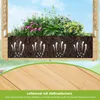 A cross-section of a wooden planter box showing soil, plant roots, and water drainage, with plants growing above. Náhled obrázku produktu