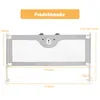COSTWAY 175cm Bettgitter, Sicherheitsbettgitter mit Produktbild-Vorschau 3