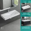 Mai & Mai Waschbecken Hänge-Waschtisch Aufsatz-Waschschale Produktbild-Vorschau 4