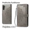 imoshion Mandala Klapphülle Samsung Galaxy A25 (5G) - Grau Produktbild-Vorschau 2