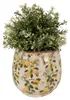 Vaso da fiori Clayre & Eef Ø 15x15 cm Beige Giallo Anteprima dell’immagine prodotto 2