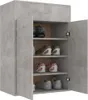 vidaXL Szafka na buty betonowa szara 60x35x84 cm materiał Podgląd zdjęcia produktu 9