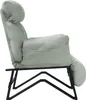 ML-Design Relaxsessel Grau/Grün Wohnzimmersessel Produktbild-Vorschau 3