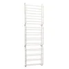 A white metal shoe rack with multiple shelves, hanging vertically against a white background. Produktbild-Vorschau