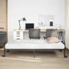 vidaXL Rám postele bez matrace Skládací černý 80x200 cm Náhled obrázku produktu 3