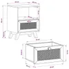 vidaXL Noční stolek 40x30x50 cm Mango masiv Náhled obrázku produktu 6
