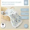 Bieco Babydecke Jungen Blau Elefanten | Baby Decke | Produktbild-Vorschau 1