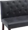 vidaXL Sitzbank 120 cm Grau Wildleder-Optik Produktbild-Vorschau 6