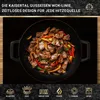 KAISERTAL 32cm Gusseisen Wok Induktion - Wokpfanne aus Produktbild-Vorschau 4