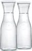 Lawei 4 Stück Wasserkaraffe Glas Wasserkrug 1Liter Produktbild-Vorschau 2