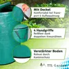 TTL GARDEN Gartenabfallsack 3er Set 300L grün Gartensack Produktbild-Vorschau 4
