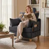 HOMCOM Schlafsessel 2-in-1 mit Bettfunktion Schlafsofa mit Produktbild-Vorschau 9