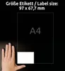 AVERY ZWECKFORM Universal-Etiketten 4782 97x67,7mm weiß 200 Anteprima dell’immagine prodotto 7