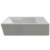 Sapho ORINOKO Gussmarmor-Waschtisch 60x15x45cm, weiß Produktbild-Vorschau 2