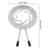A silver balloon expander tool with black handles, shown against a white background with dimensions indicated. Podgląd zdjęcia produktu
