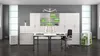 A modern office setting with white furniture and green accents. Produktbild-Vorschau