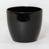 Floran Blumentopf/Pflanztopf Boule - schwarz - Keramik - 32 Produktbild-Vorschau 2