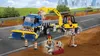 LEGO City construction vehicles on a road construction site. Produktbild-Vorschau
