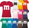 MM Shirt T-Shirt 100% Baumwolle M&M Damen Kostüm Produktbild-Vorschau 1