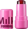 Pink Milk Makeup Lippen- und Wangenstift mit abgenommenem Deckel, der ein dunkelrotes Produkt zeigt Anteprima dell’immagine prodotto