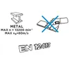 GRAPHITE 10 Stücke Set Trennscheibe 115 mm Metall Produktbild-Vorschau 2