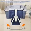 Babybett mit Wickeltisch 6-stufig verstellbares Produktbild-Vorschau 4