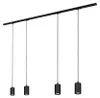 Sistema a binario Briloner Rail, set completo, 4x pendenti Anteprima dell’immagine prodotto 1