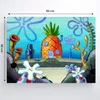 malování podle čísel SpongeBob Ananasový dům 50x40 cm Náhled obrázku produktu 3