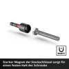 A magnetic socket wrench adapter and a bolt are shown against a white background. Podgląd zdjęcia produktu