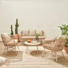 sweeek - Gartenmöbel Seil 4-Sitzer - Beige Produktbild-Vorschau 4