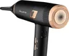 A black and gold Rowenta hair dryer is shown against a white background. Podgląd zdjęcia produktu