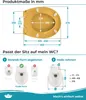 Calmwaters® Premium WC Sitz einfache Montage, Produktbild-Vorschau 5