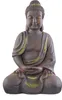 XXL Antiker Buddha 50cm braun / grün Garten Deko Figur Produktbild-Vorschau 1